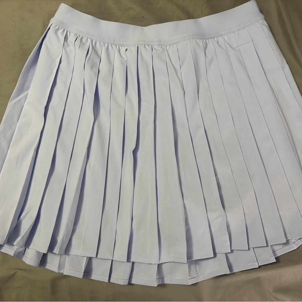 lululemon athletica Light Blue Pleated Mini Skirt